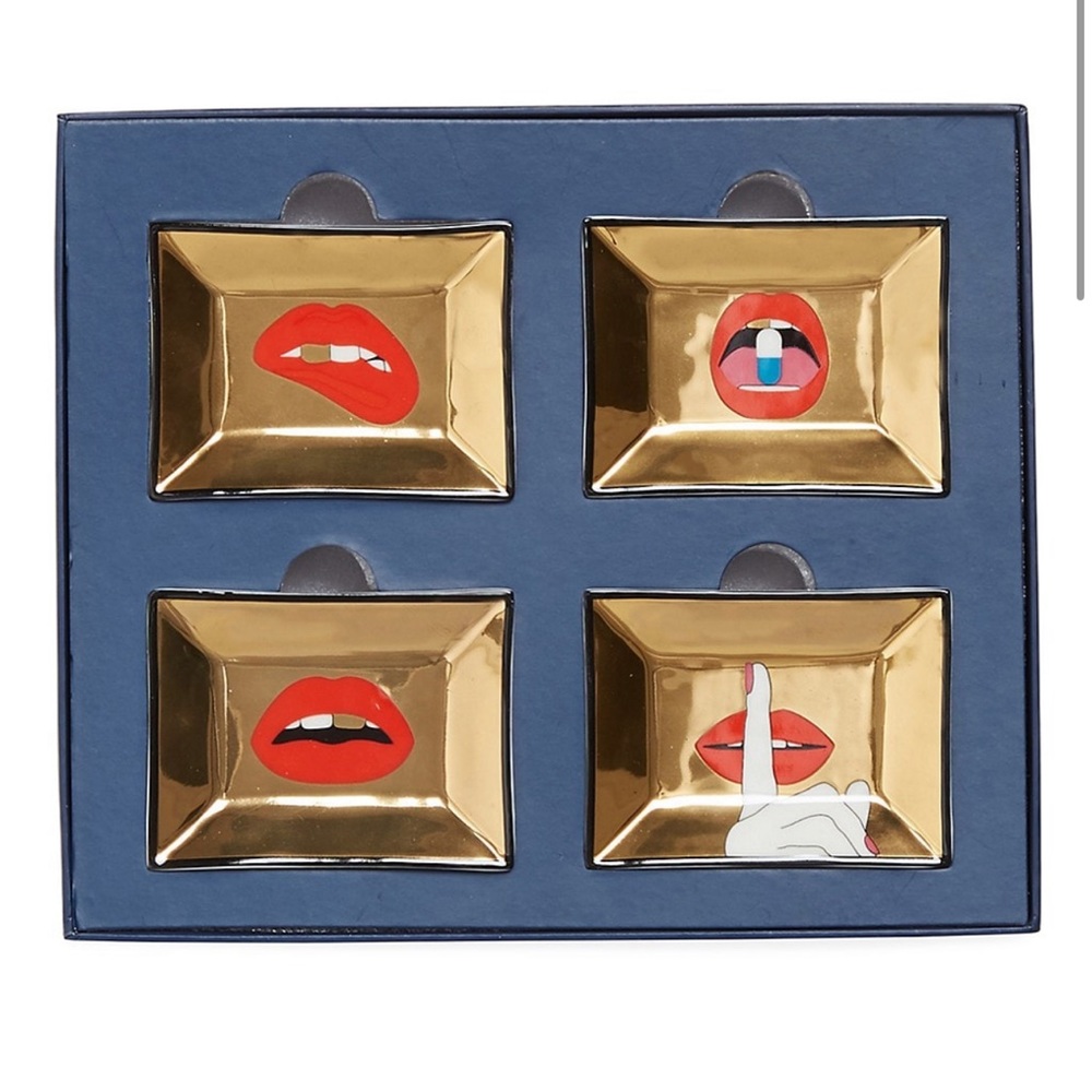 Jonathan Adler Full Dose Petite Trays 4-Piece Set NIB